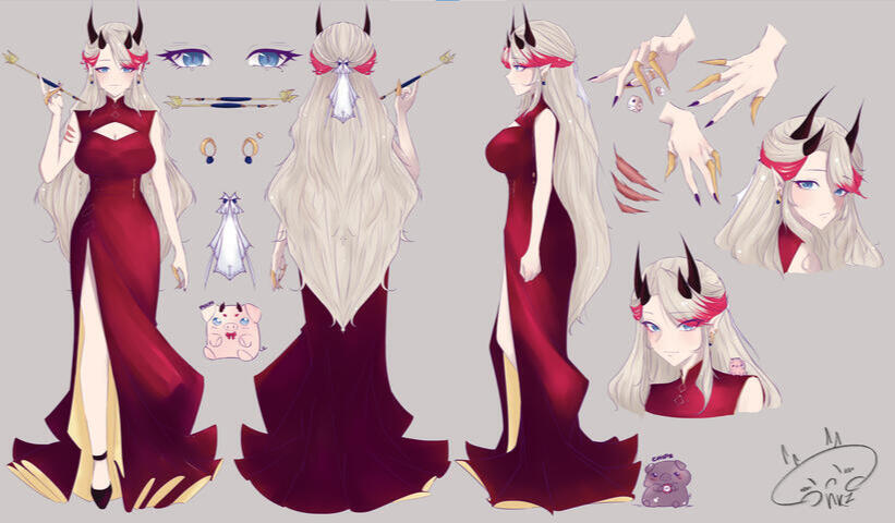 Large: Full bodies x 3 + Headshots x 2 $550